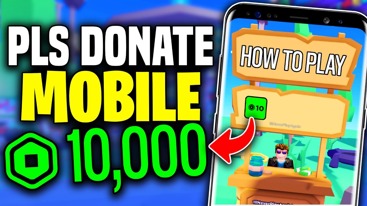 How to Play Pls Donate on Roblox Mobile - iPhone & Android - Setup